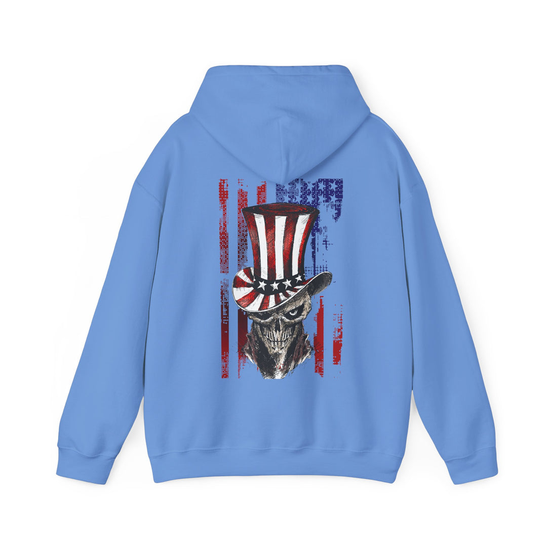 The Devil's Pickle Patriotic Skull Hooded Sweatshirt