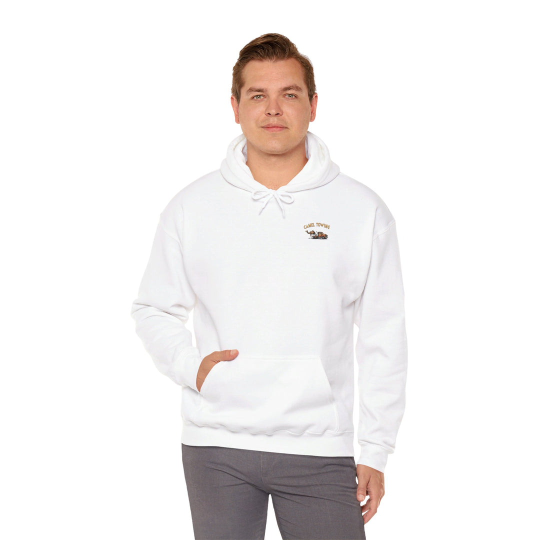 Camel Towing Back Hooded Sweatshirt