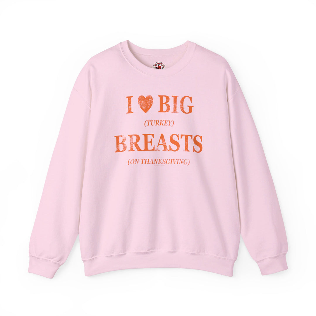 I Heart Big Breasts Crewneck Sweatshirt