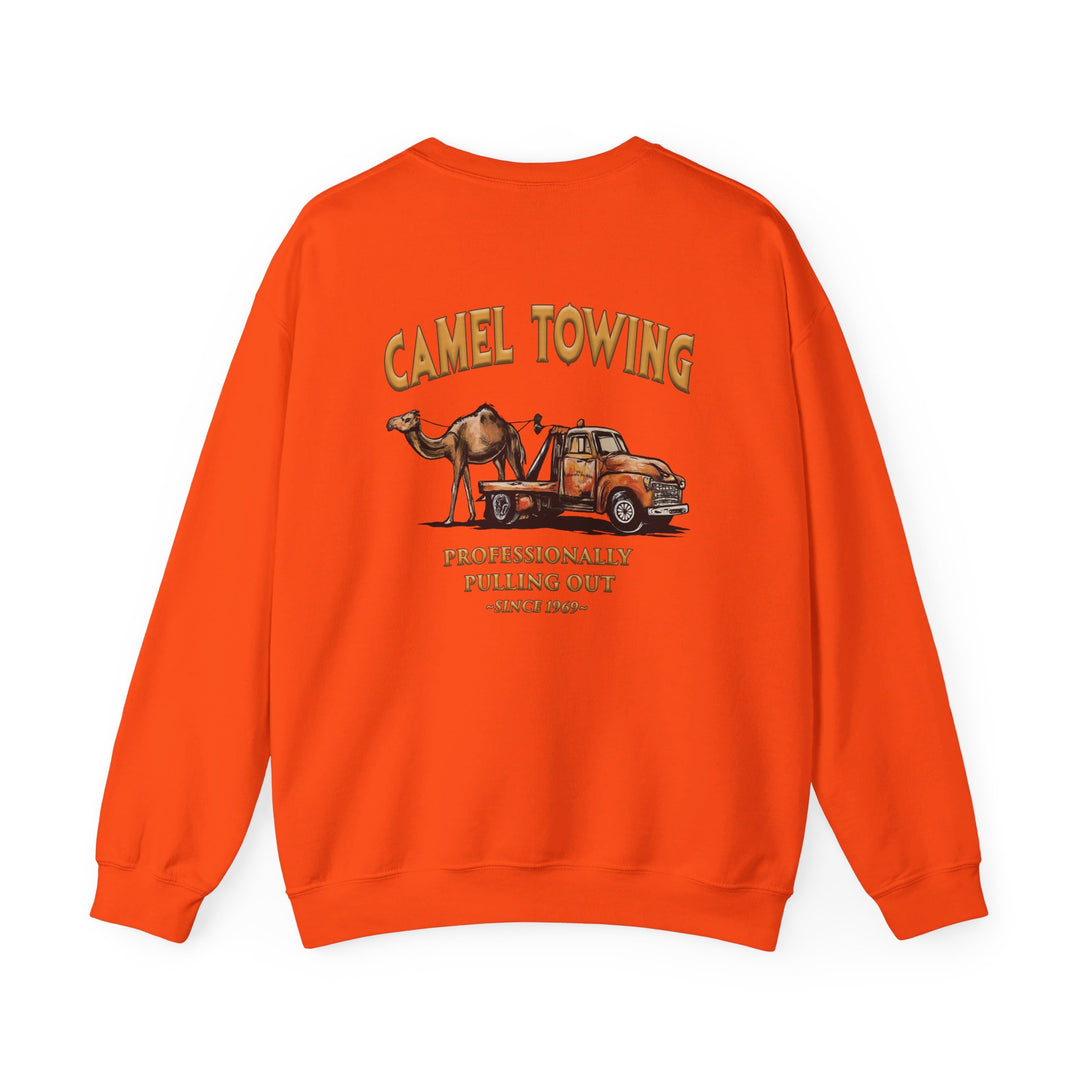 Camel Towing Back Crewneck Sweatshirt