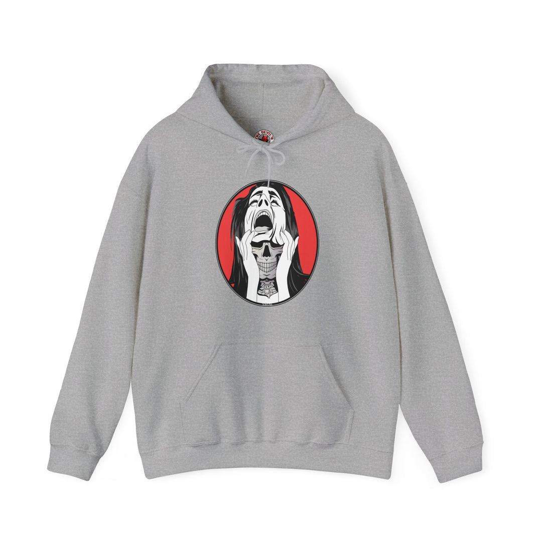 Skull Woman Hooded Sweatshirt