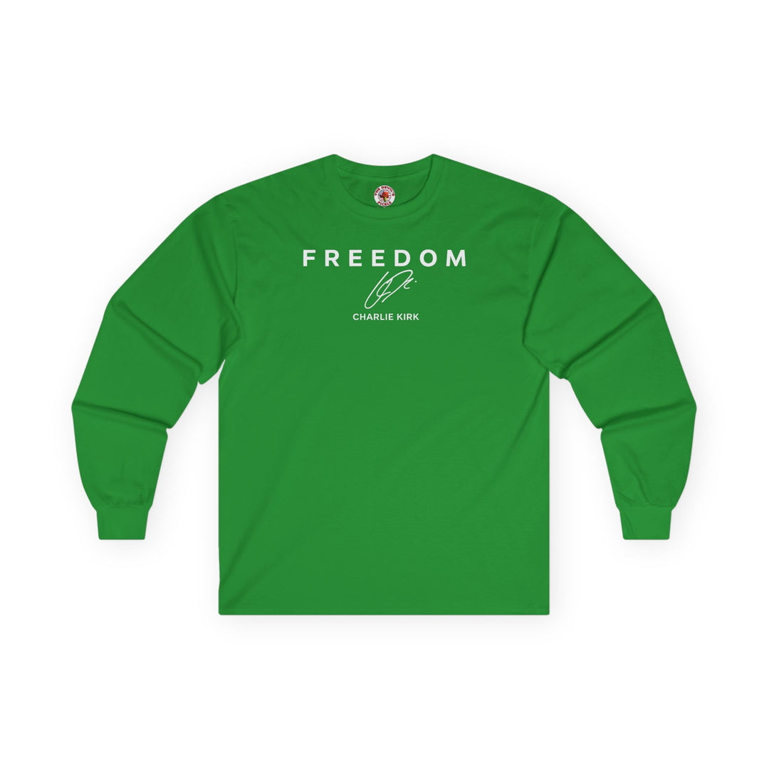 Charlie Kirk Freedom Long Sleeve Tee