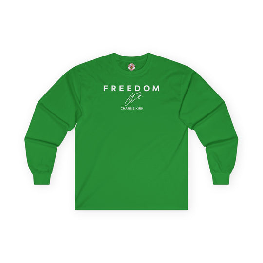 Charlie Kirk Freedom Long Sleeve Tee