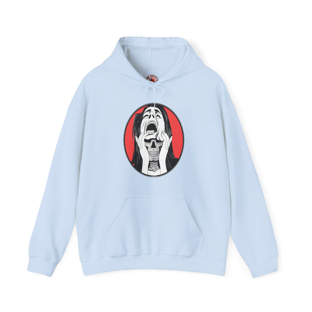 Skull Woman Hooded Sweatshirt