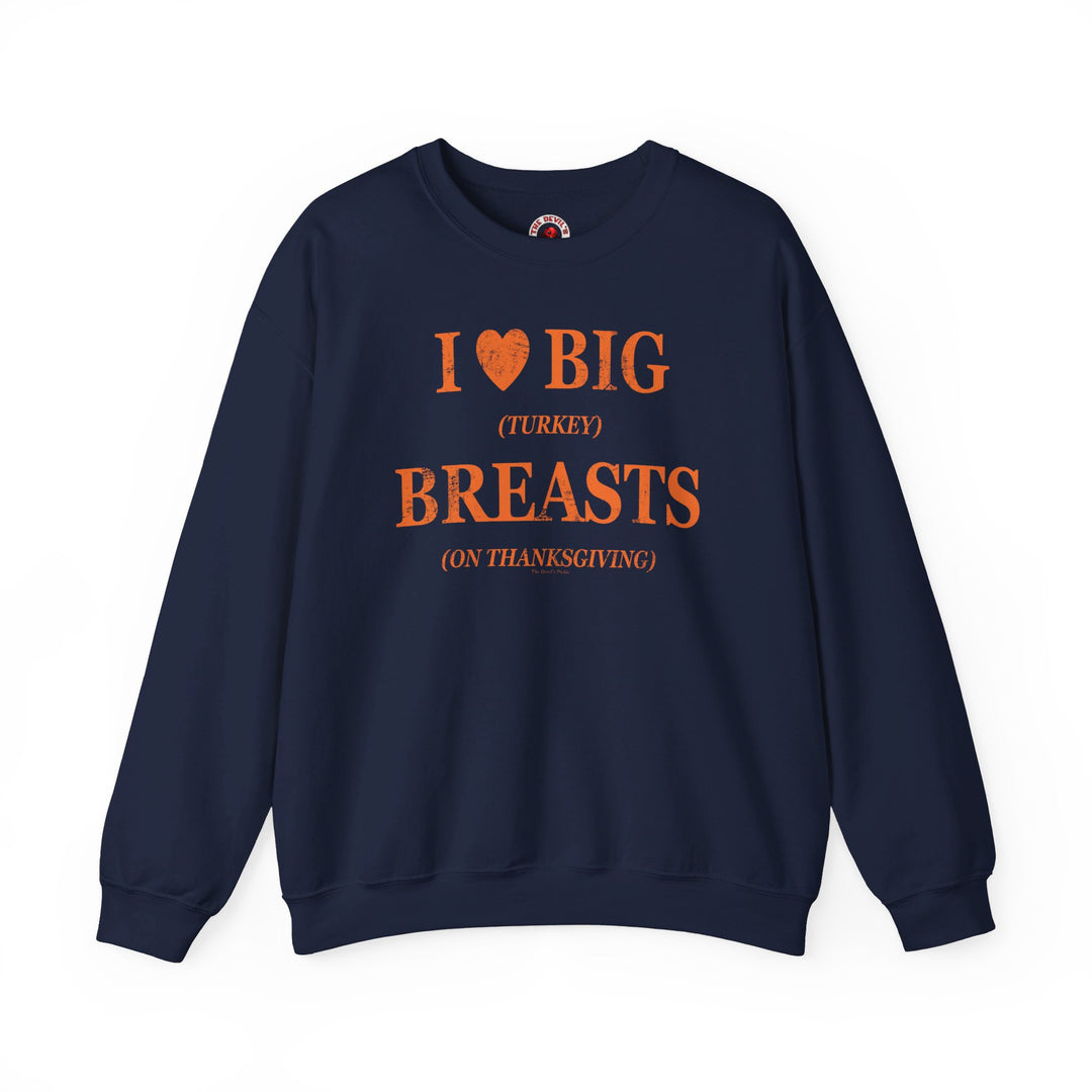 I Heart Big Breasts Crewneck Sweatshirt