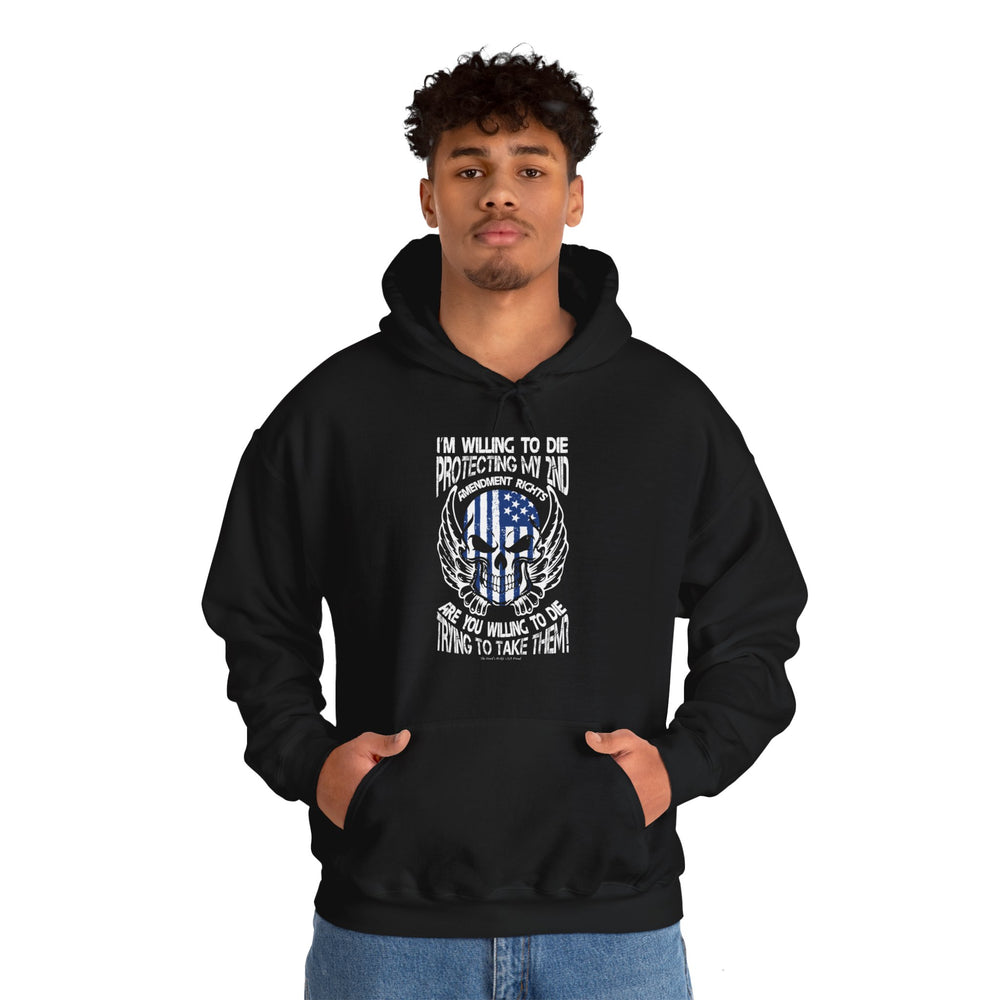 Protecting My 2nd Amendment Rights Hooded Sweatshirt