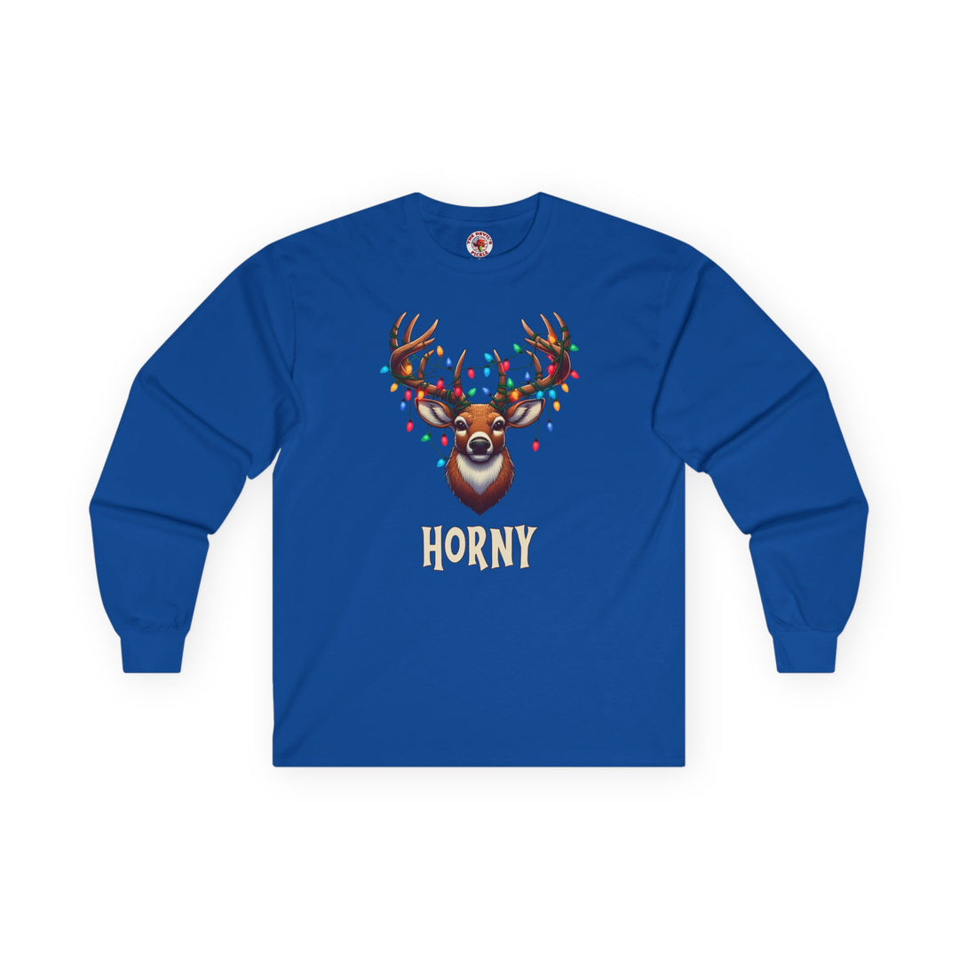 Horny Reindeer Long Sleeve Tee