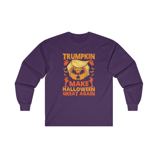 Trumpkin Make Halloween Great Again Long Sleeve Tee