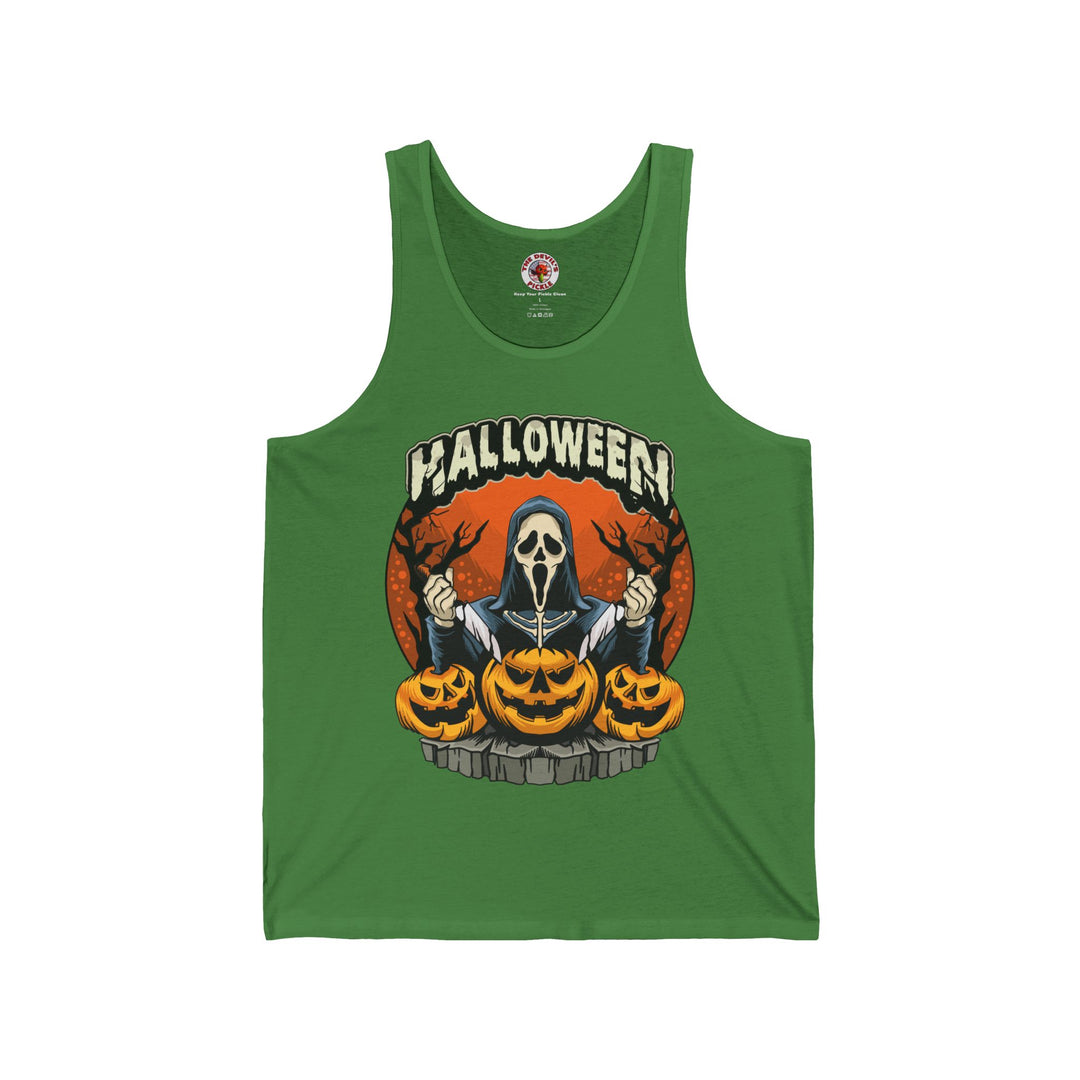 Screamer Killer Ghost Halloween Tank Top