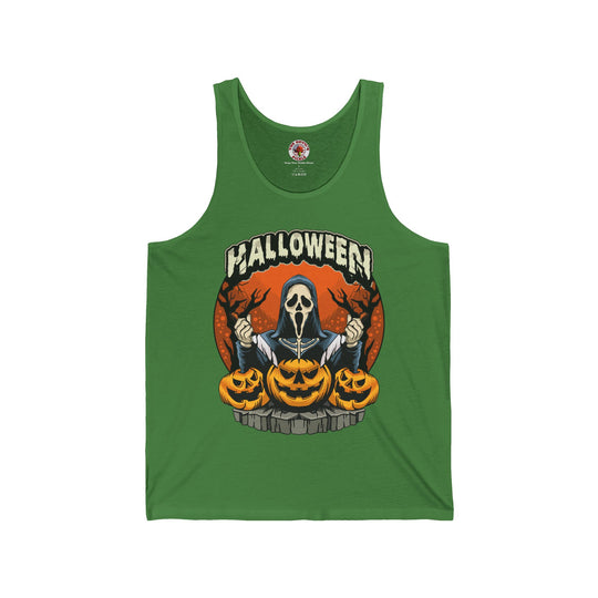 Screamer Killer Ghost Halloween Tank Top