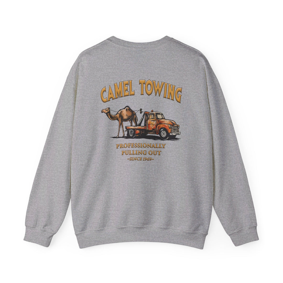 Camel Towing Back Crewneck Sweatshirt