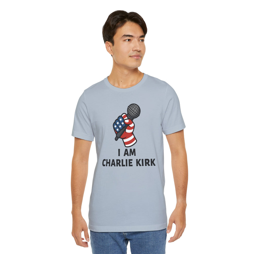 Charlie Kirk Mic T-Shirt