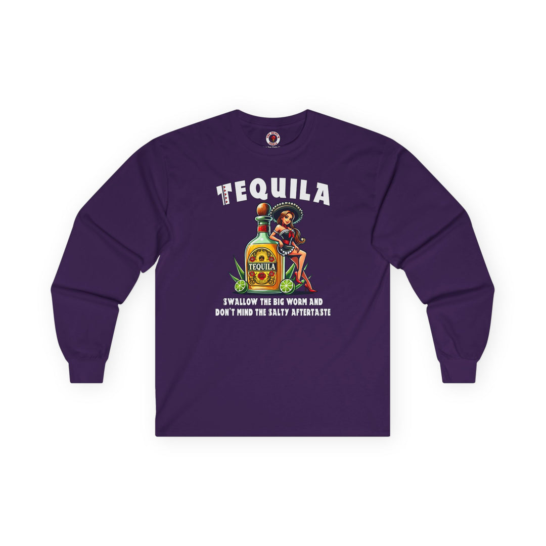 Tequila Swallow The Big Worm Long Sleeve Tee