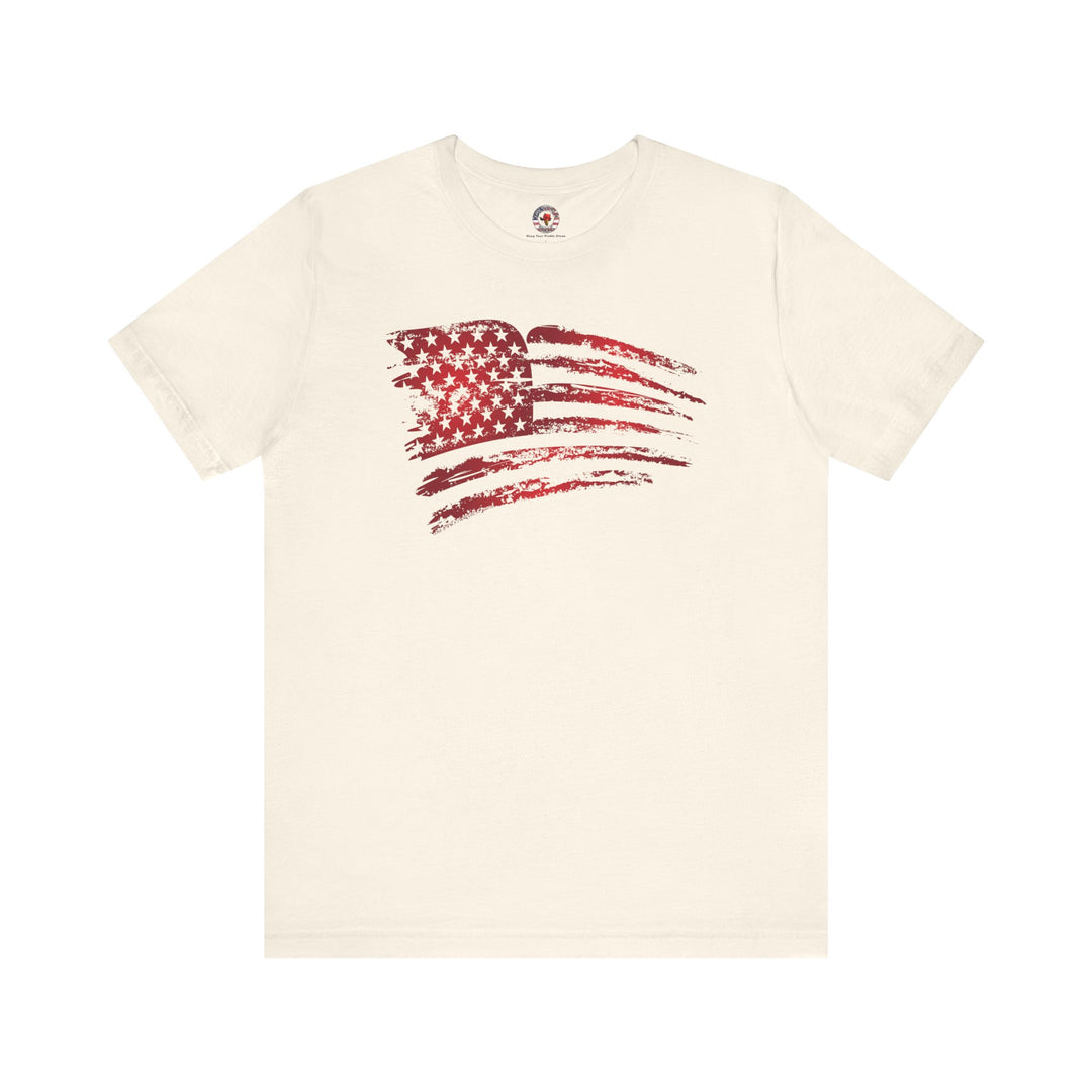 Red American Flag T-Shirt