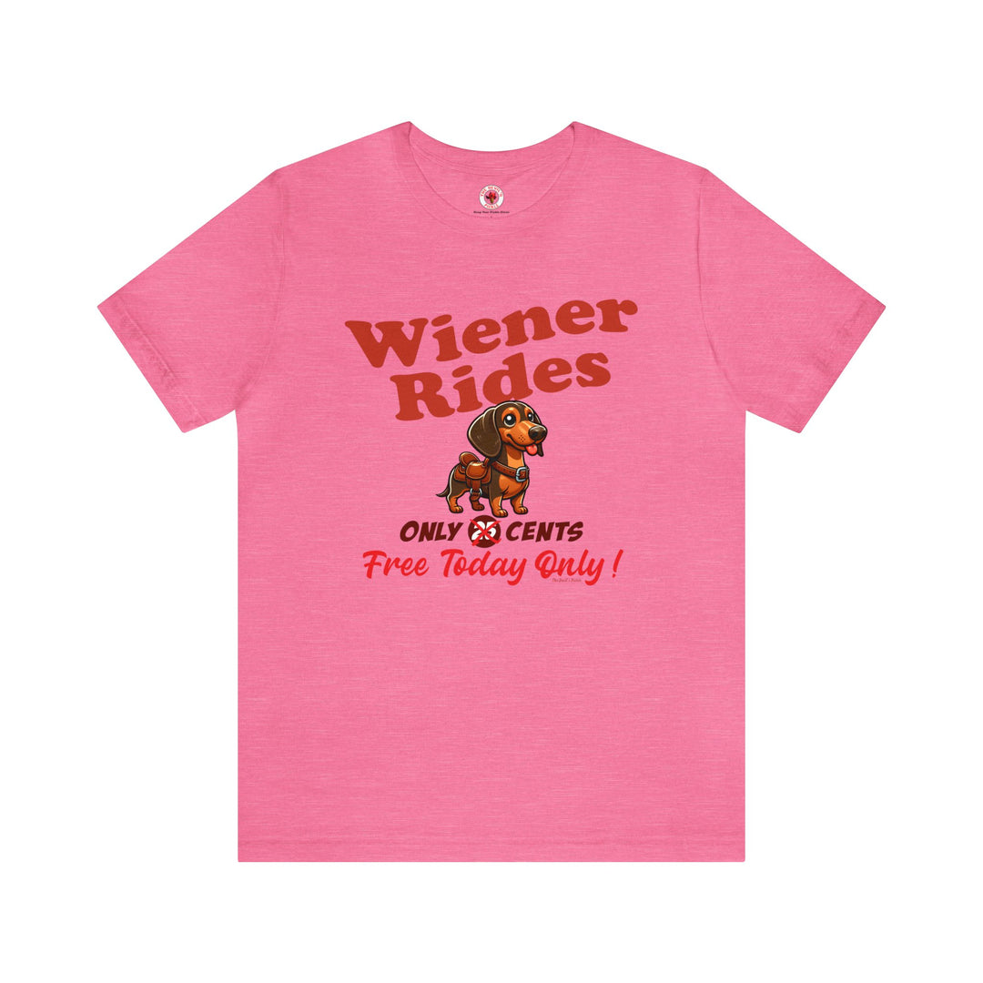 Free Wiener Rides T-Shirt