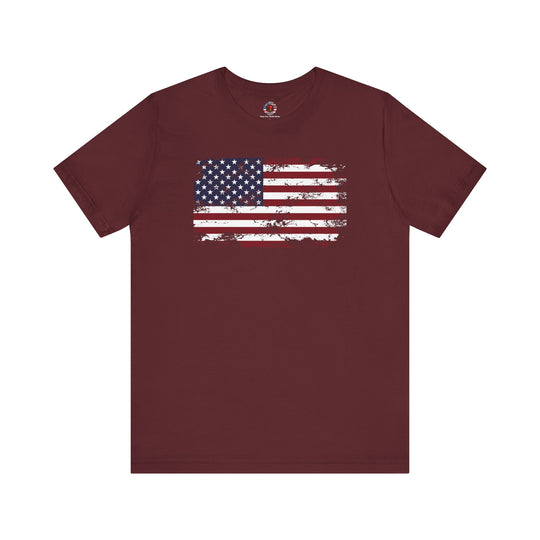 Vintage Style American Flag T-Shirt