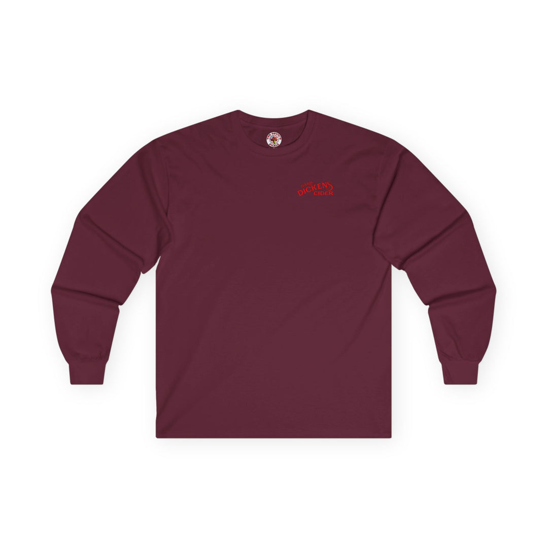 Hard Dickens Cider Front/Back Long Sleeve Tee