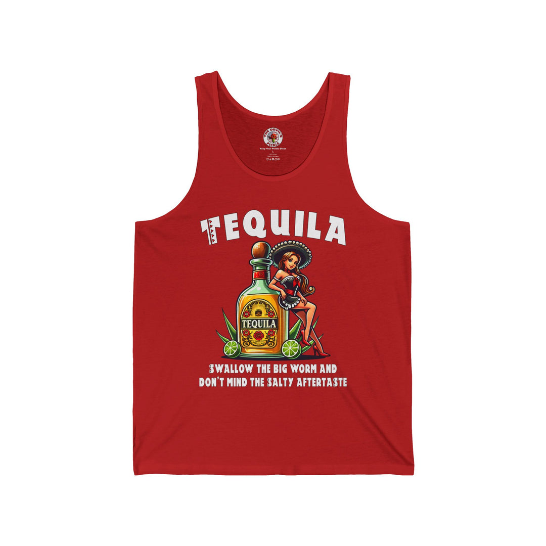 Tequila Swallow The Big Worm Tank Top