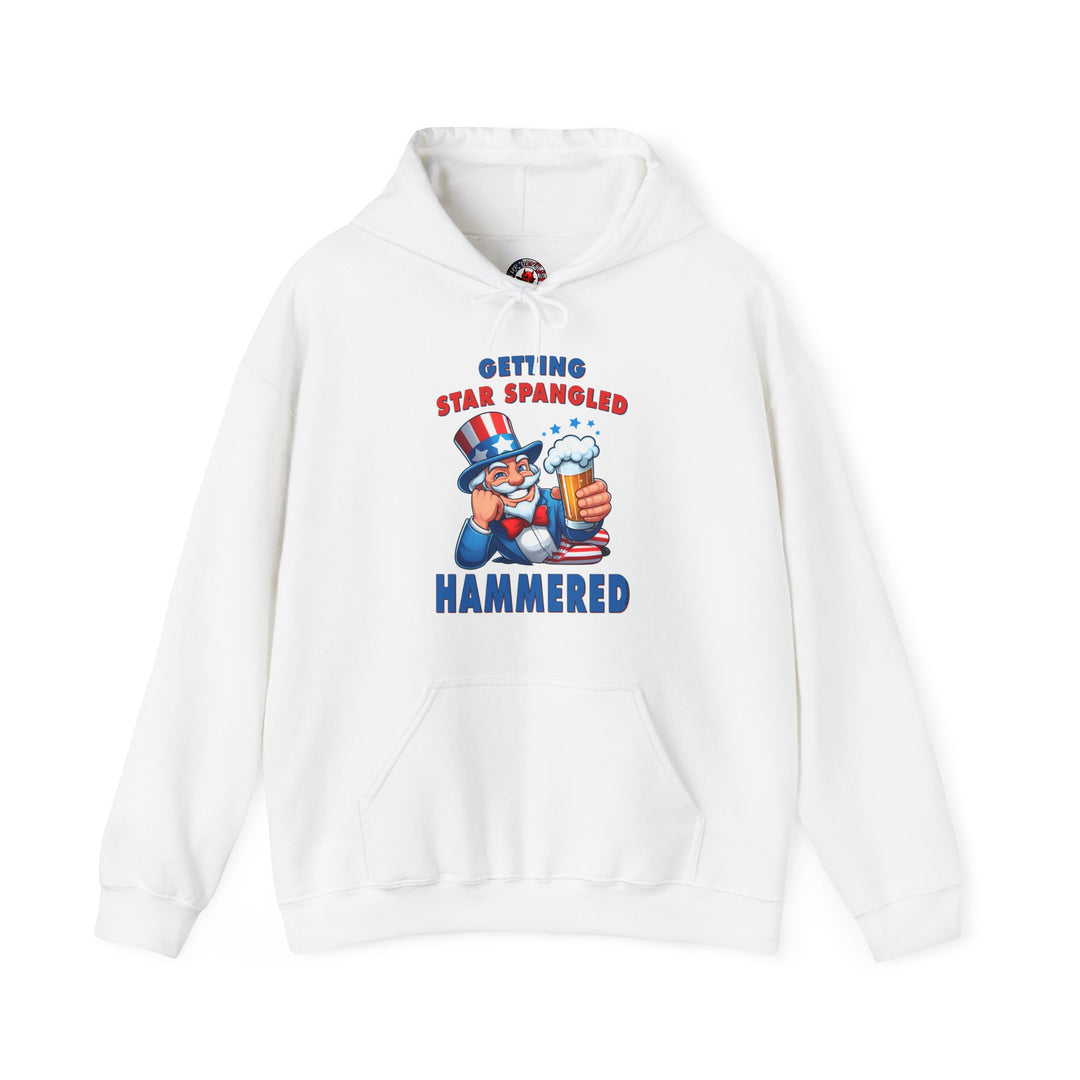 Star Spangled Hammered Hooded Sweatshirt