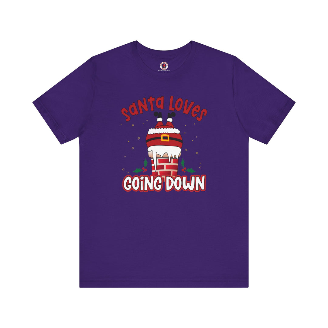 Santa Loves Going Down T-Shirt