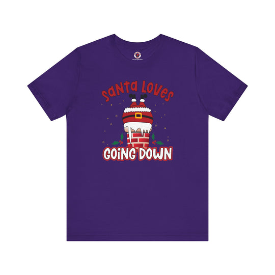 Santa Loves Going Down T-Shirt