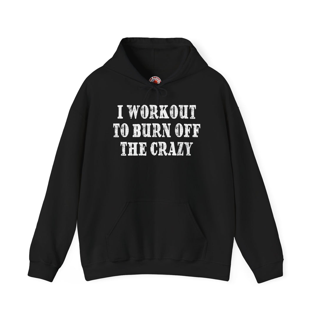 I Workout To Burn Off The Crazy Hooded Sweatshirt