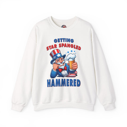 Star Spangled Hammered Crewneck Sweatshirt