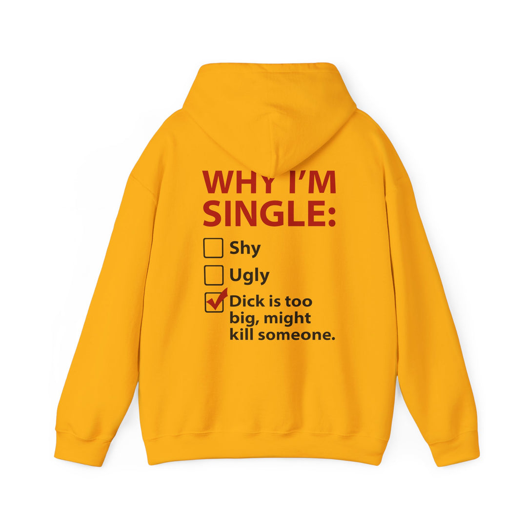 Why I'm Single Hooded Sweatshirt