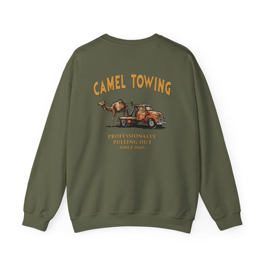 Camel Towing Back Crewneck Sweatshirt