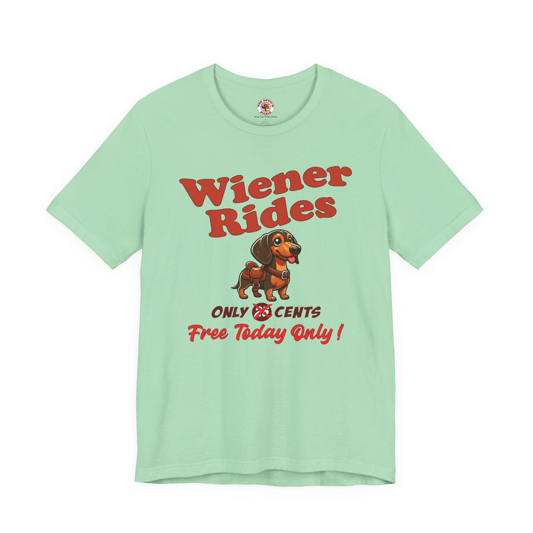 Free Wiener Rides T-Shirt