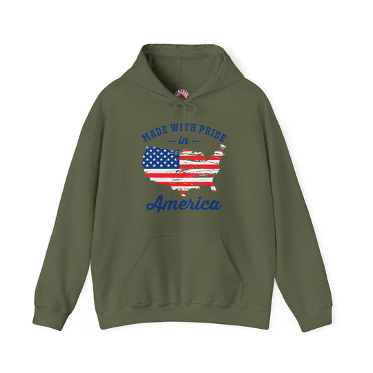 Made With Pride In America Hooded Sweatshirt
