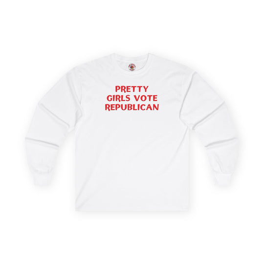 Pretty Girls Vote Republican Long Sleeve Tee