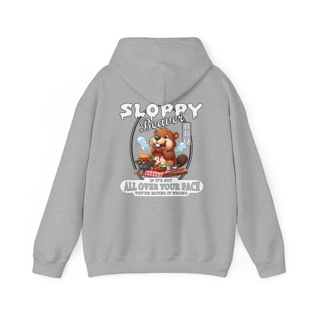 Sloppy Beaver BBQ Back Hooded Sweatshirt