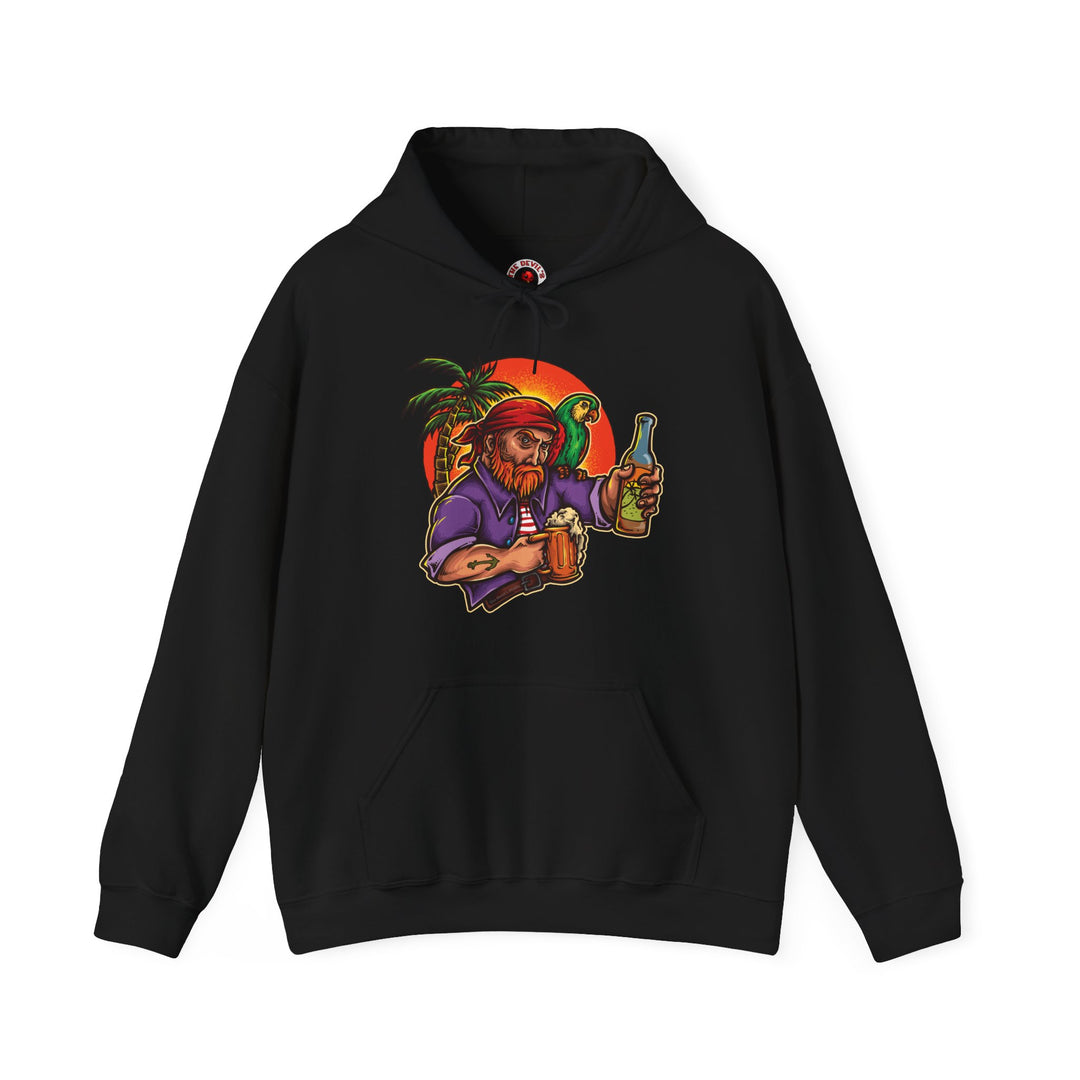 Sunset Pirate Beer Hooded Sweatshirt