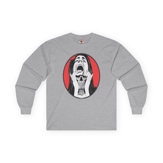 Skull Woman Long Sleeve Tee