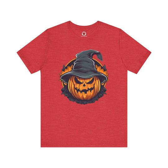 Scary Witch Pumpkin Halloween T-Shirt