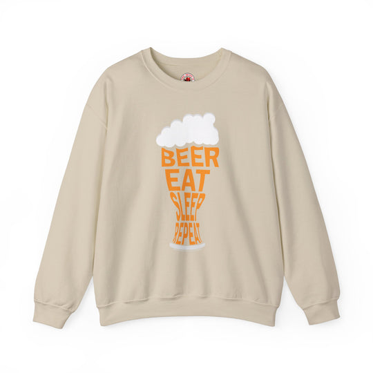 Beer Eat Sleep Repeat Crewneck Sweatshirt