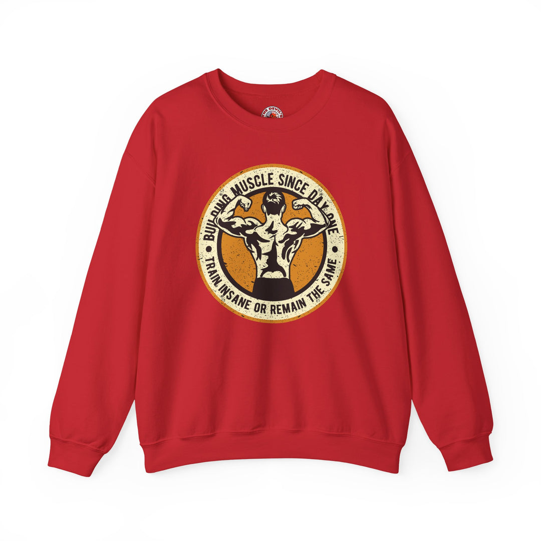 Building Muscle Since Day One Crewneck Sweatshirt