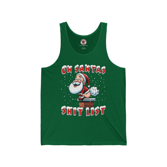 On Santa's Shit List Tank Top