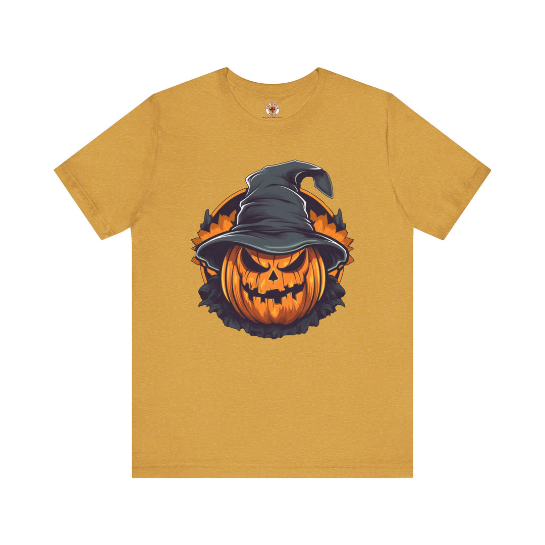 Scary Witch Pumpkin Halloween T-Shirt