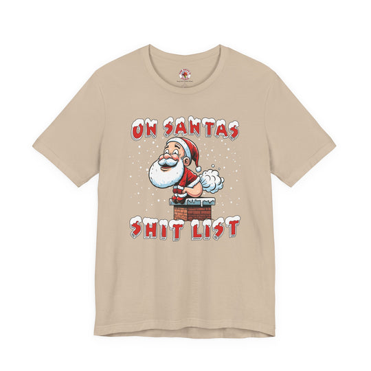 On Santa's Shit List T-Shirt