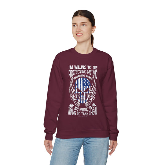 Protecting My 2nd Amendment Rights Crewneck Sweatshirt