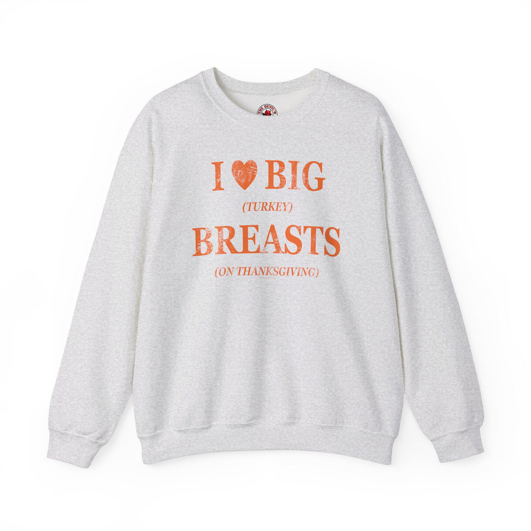 I Heart Big Breasts Crewneck Sweatshirt