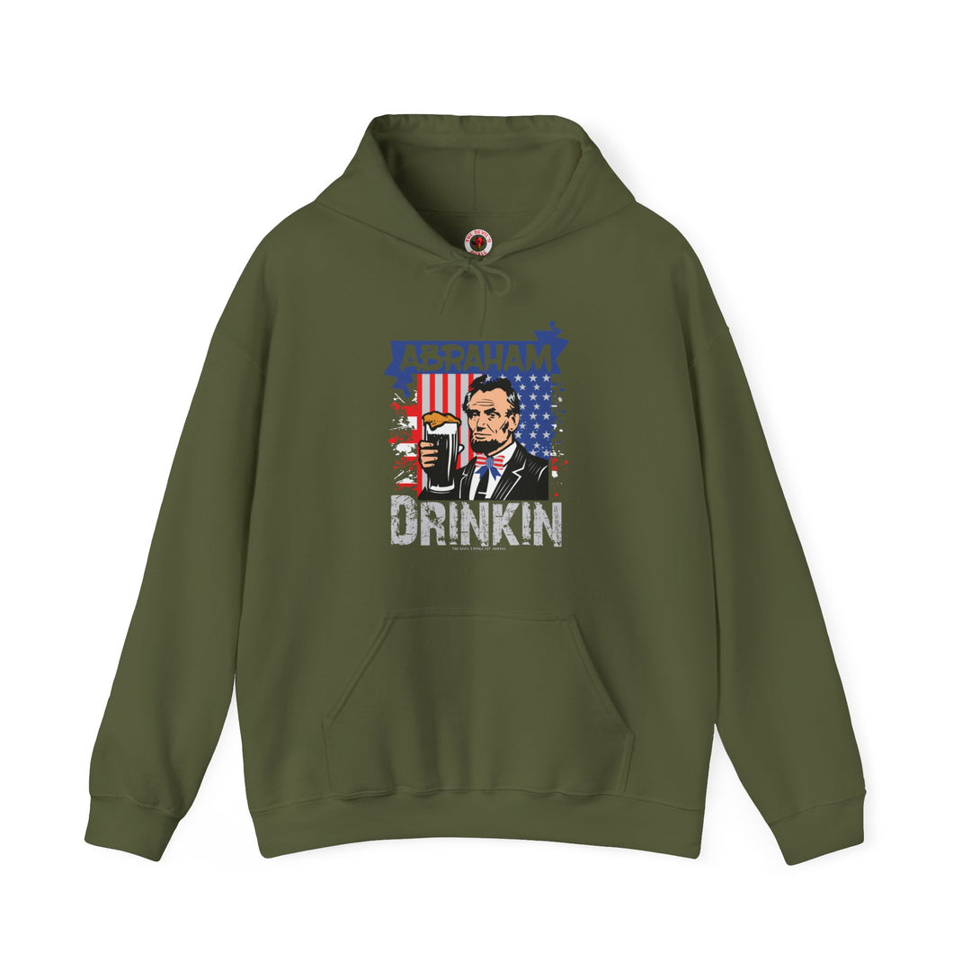 Abraham Drinking Hooded Sweatshirt