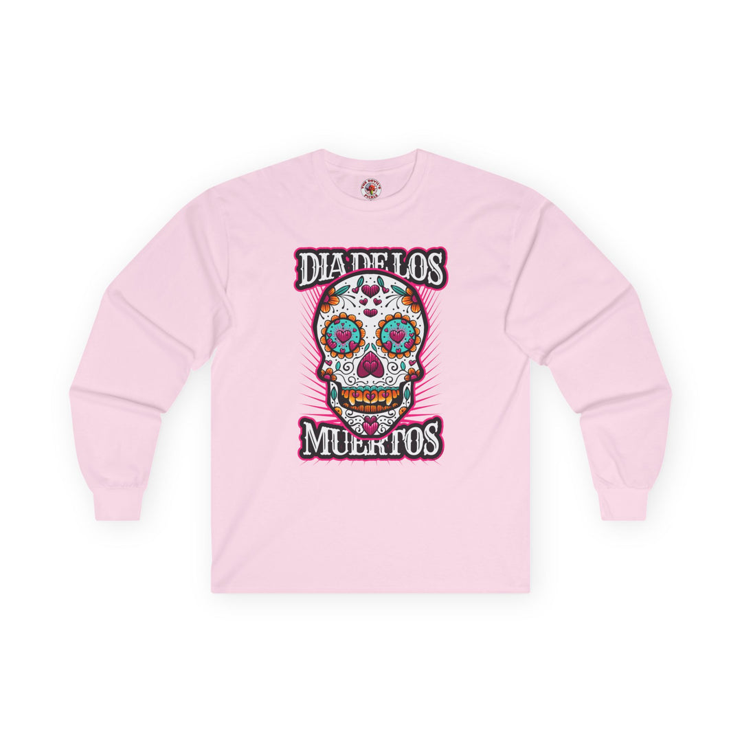 Dia De Los Muertos Skull Long Sleeve Tee