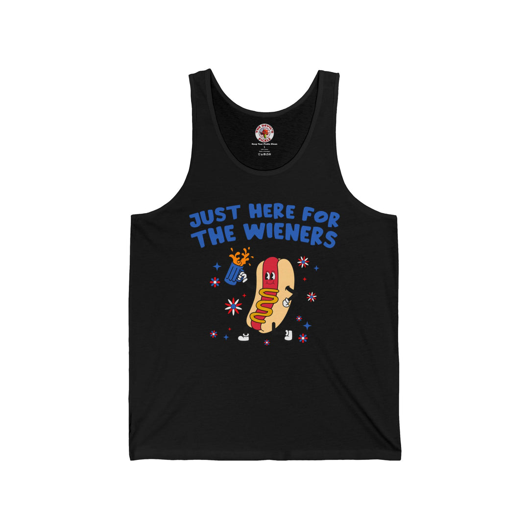 Just Here For The Wieners Tank Top