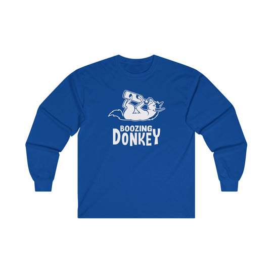 Boozing Donkey Long Sleeve Tee