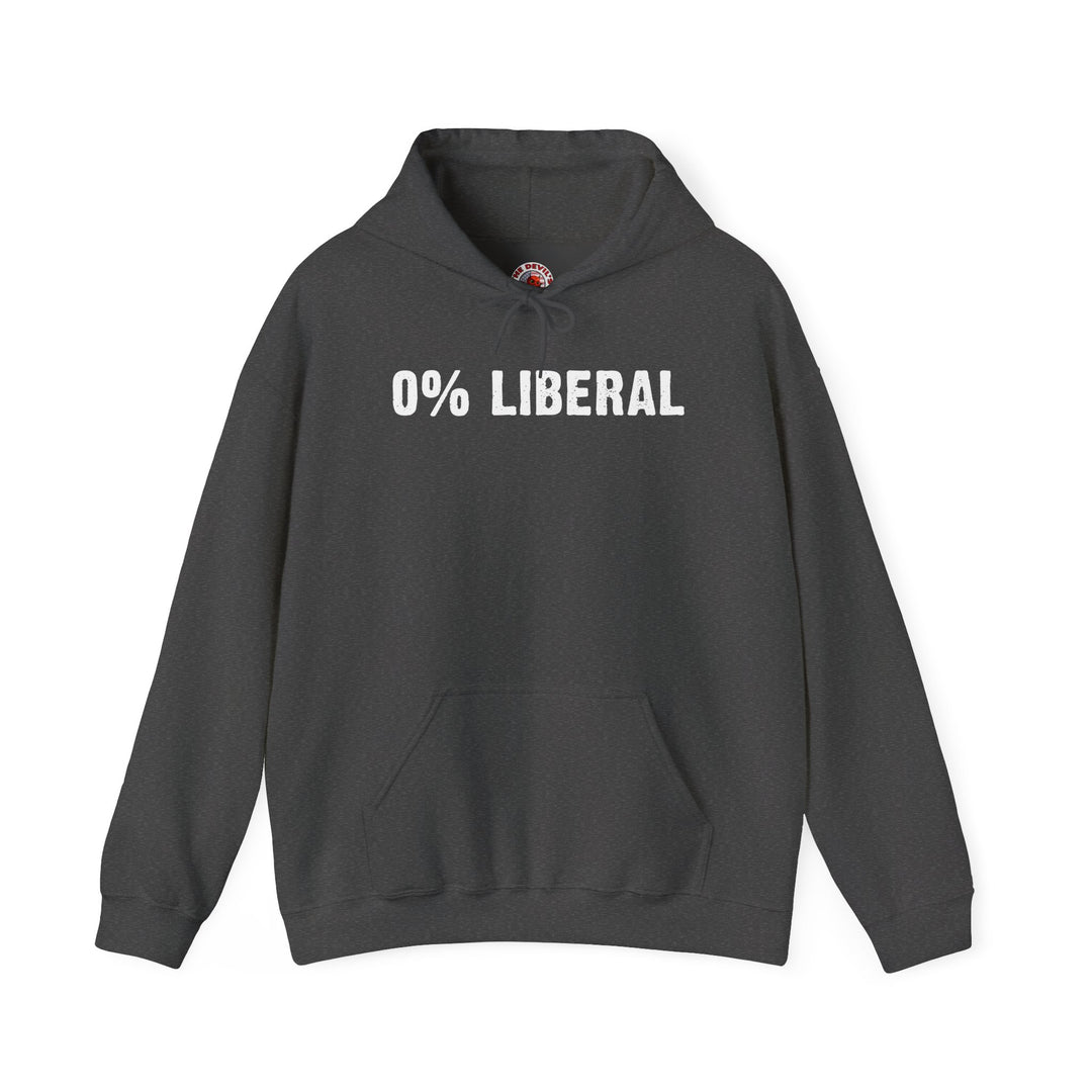 0% Liberal Hooded Sweatshirt