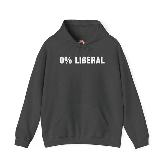 0% Liberal Hooded Sweatshirt