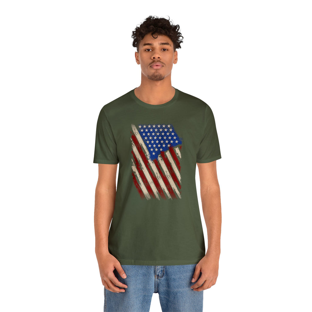 Distressed American Flag T-Shirt